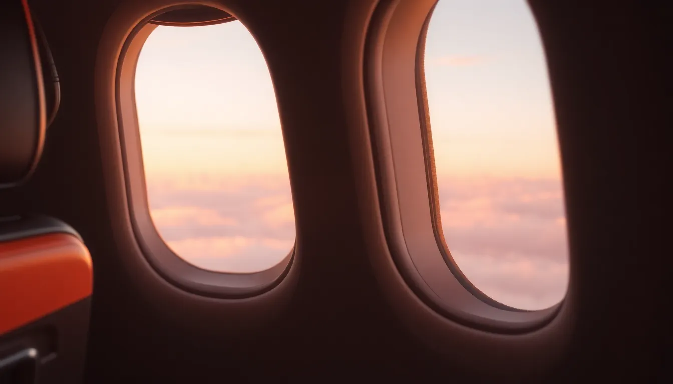 비행기에서 잠든 승객