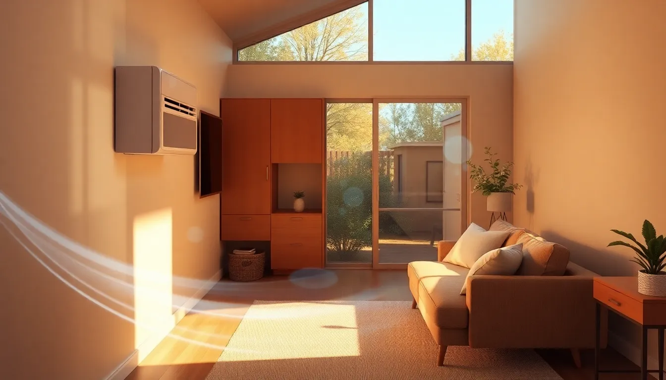 여름철 시원한 에어컨 이미지