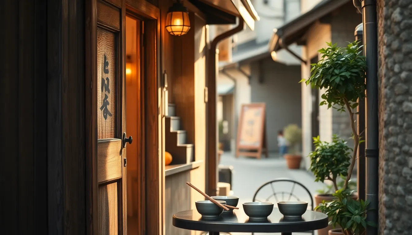 일본 소도시의 정겨운 골목길 풍경