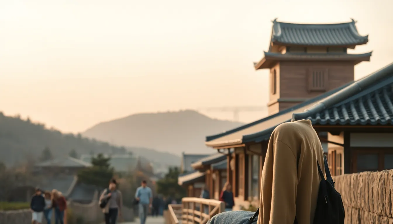 북한강 풍경과 여유로운 여행의 모습