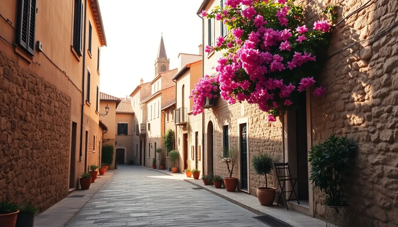 아름다운 유럽 도시 전경