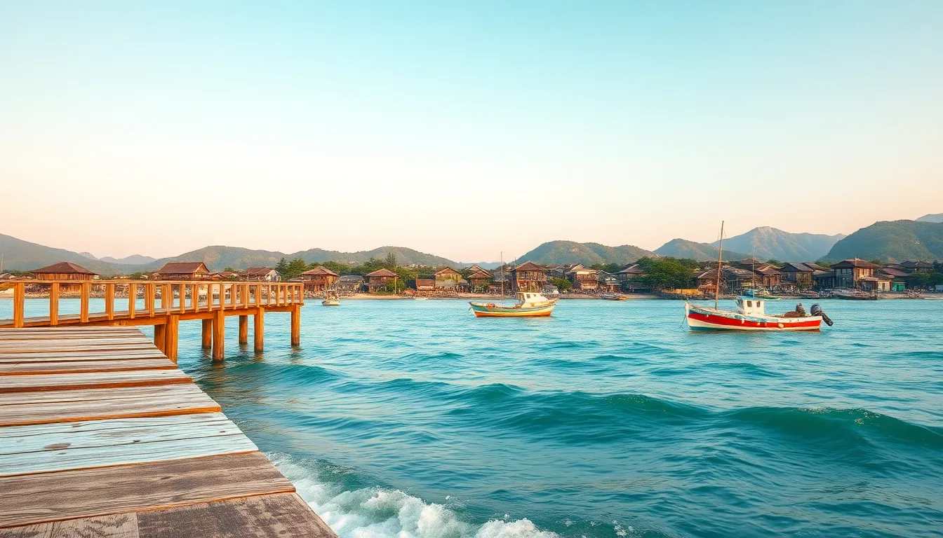 강릉 커피 거리의 아늑한 카페 풍경