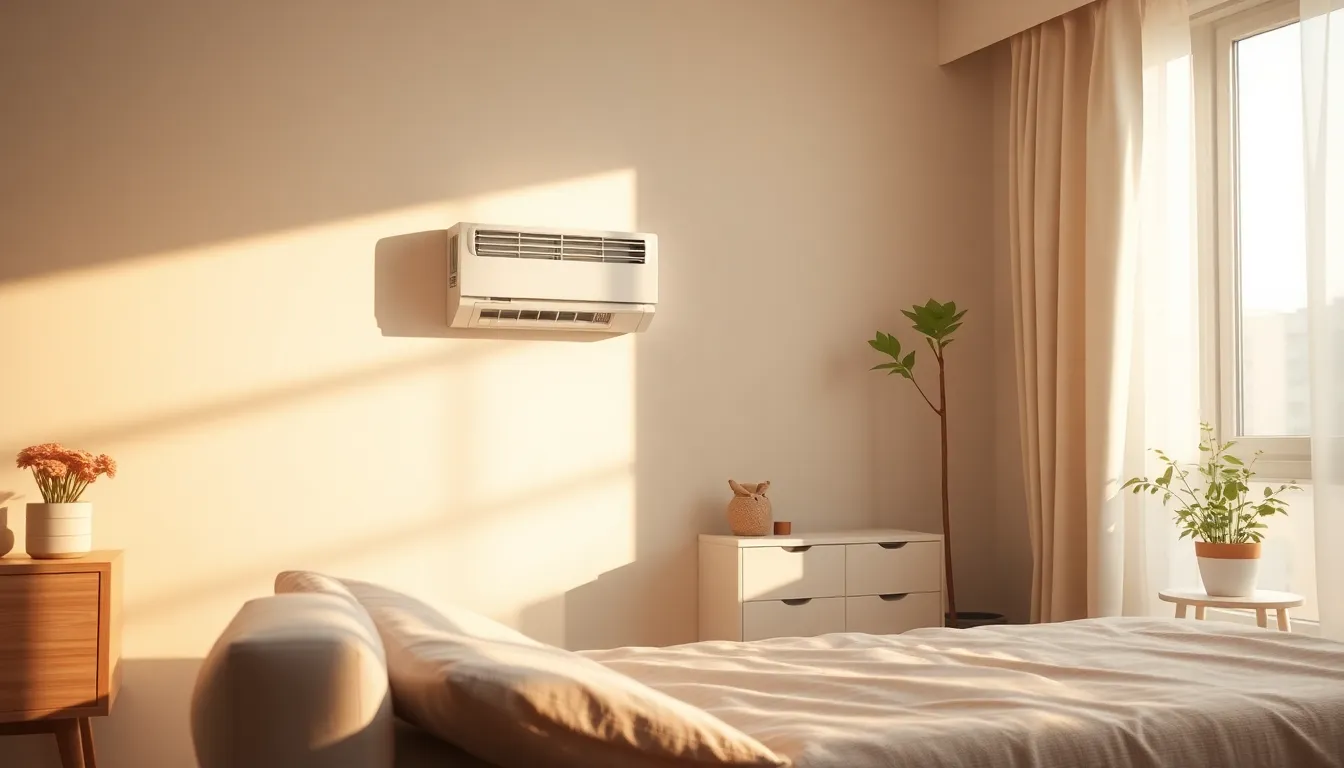 시원한 에어컨 바람이 나오는 원룸 인테리어 이미지