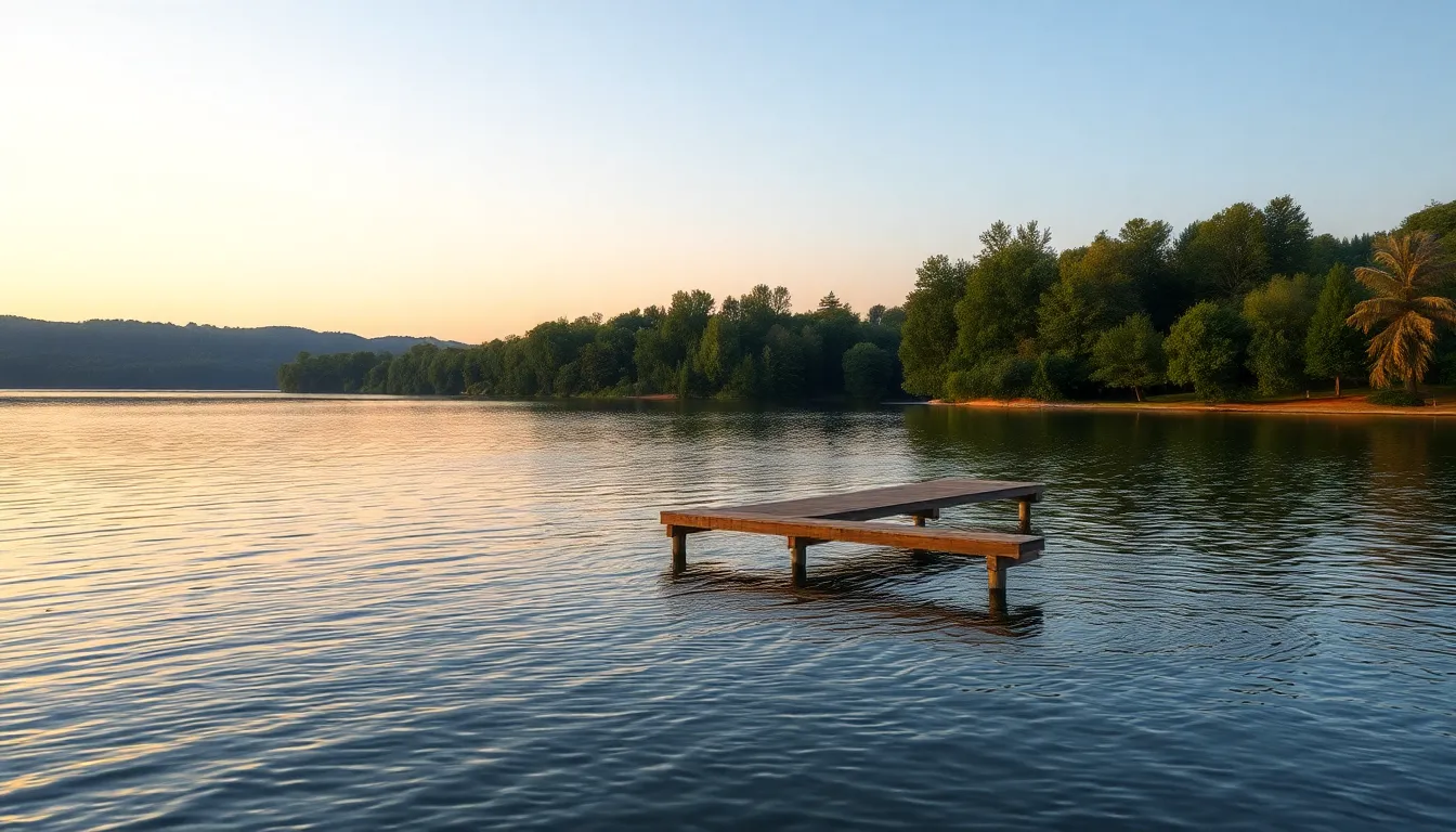 휴가지의 아름다운 풍경을 담은 이미지