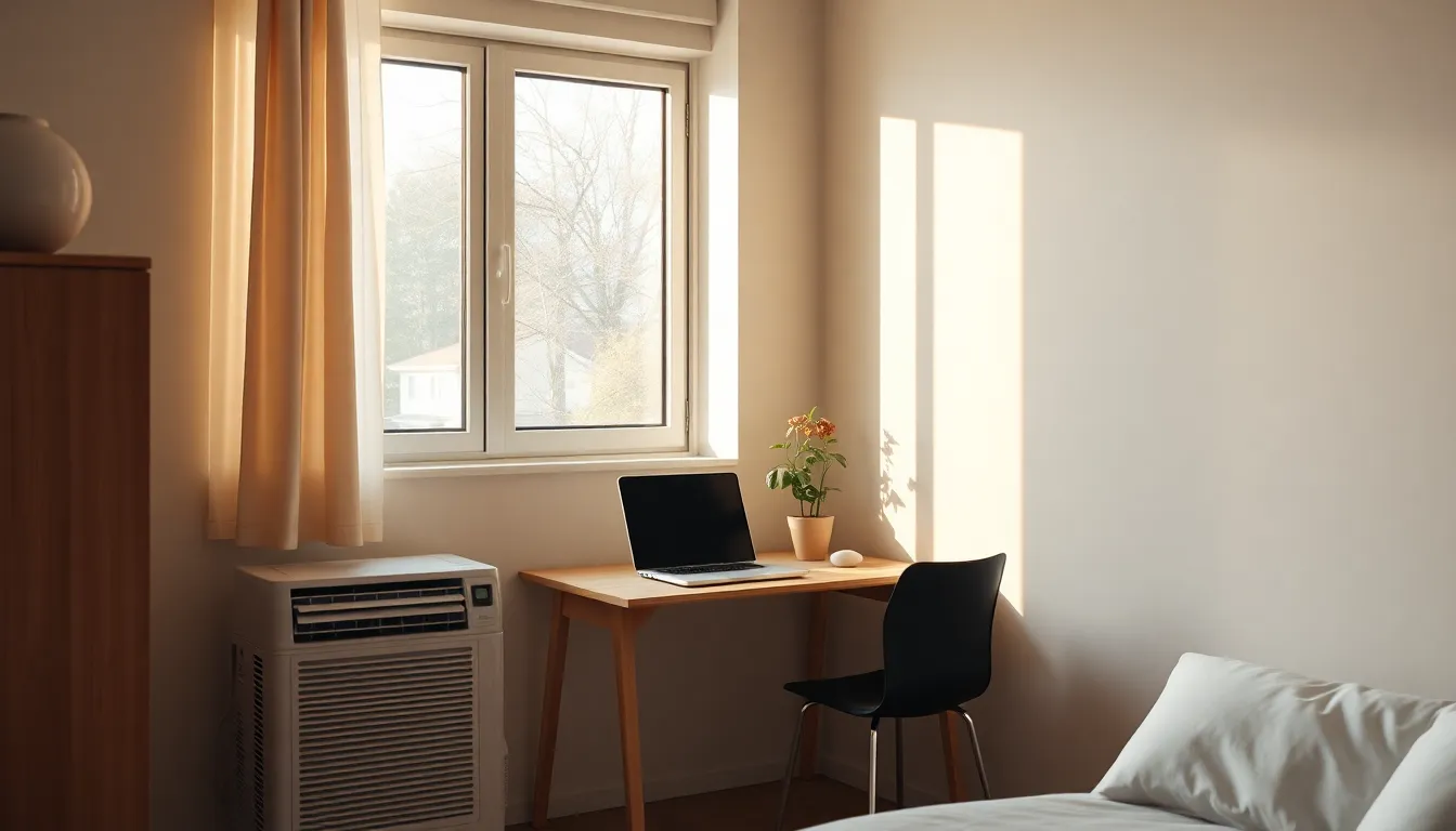 에어컨 설치 및 관리 모습